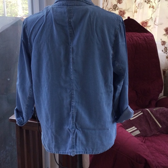 Halston Tencel Shacket - Picture 2 of 6